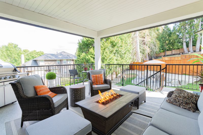 Finished Veranda with Replaced Columns